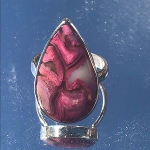 BOUTIQUE LAGUNA LACE 925 STERLING SILVER RING, 8